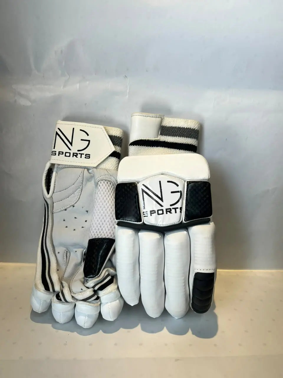 NG Sports White & Black Youth Sausage Batting Gloves NG SPORTS