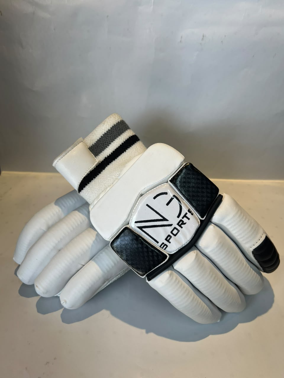 NG Sports White & Black Youth Sausage Batting Gloves