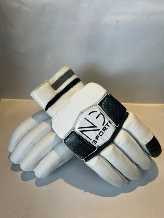 NG Sports White & Black Youth Sausage Batting Gloves