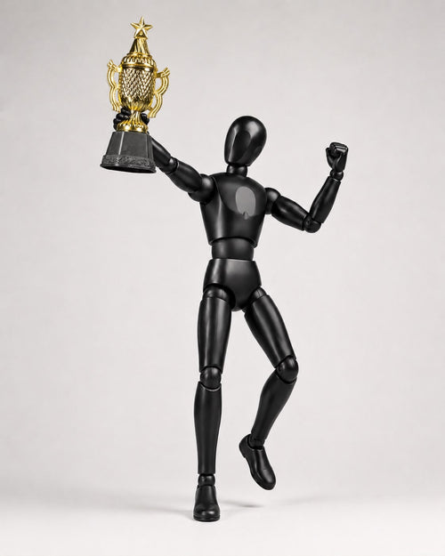 Silver Plastic Trophy – Affordable Award for Winners