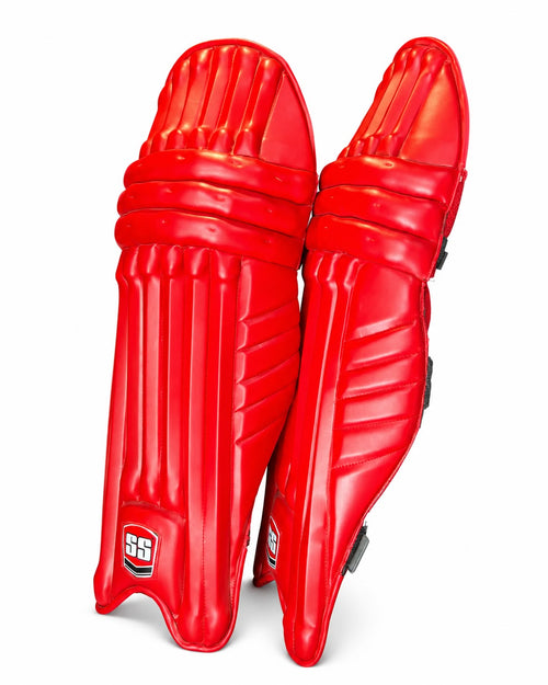 SS Sunridges Red Leg Guards – Power, Protection & Pro Look